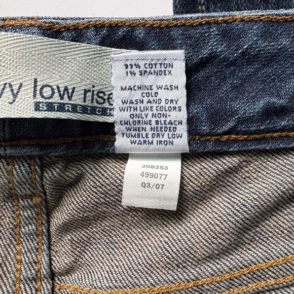 HP🎉 GAP Dark Blue Curvy Low Rise Stretch Women's Jeans Size 16 - Picture 5 of 5